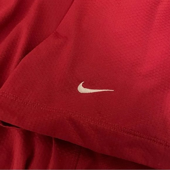 Nike Golf Dry Fit Red Golf Shirt Mens Large - Picture 4 of 5